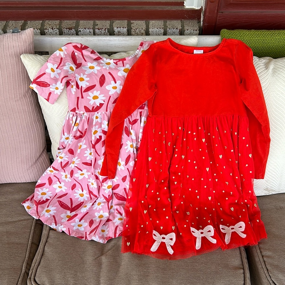 Two Hanna Andersson Dresses 130 8